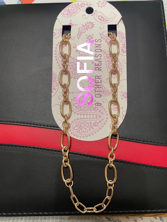 8 Other Reasons Jewelry - Sofia 8 Other Reasons Gold Tone Oval Link Chain
